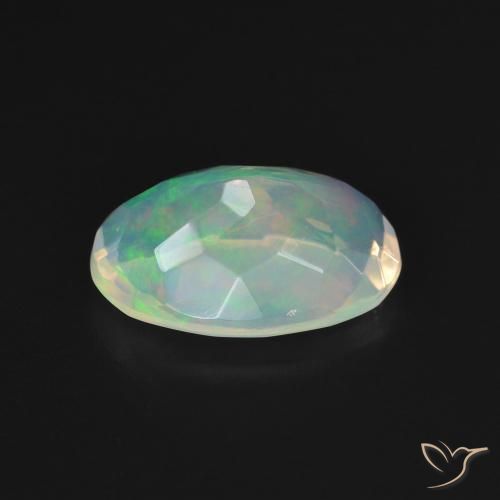Opale Multicolore naturale da 1.72 ct, Ovale, Trasparente