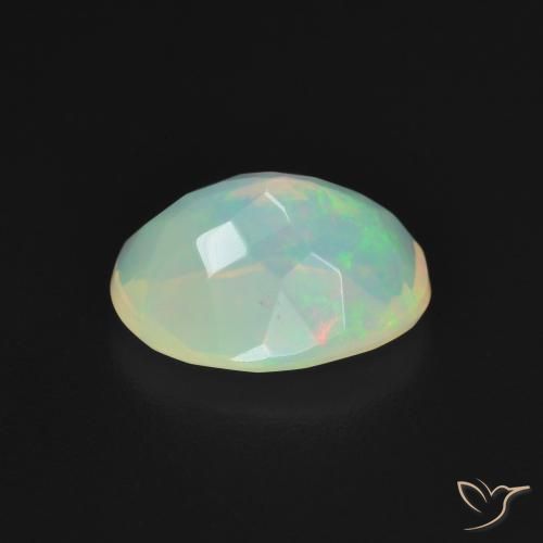 Opale Multicolore naturale da 1.53 ct, Ovale, Trasparente