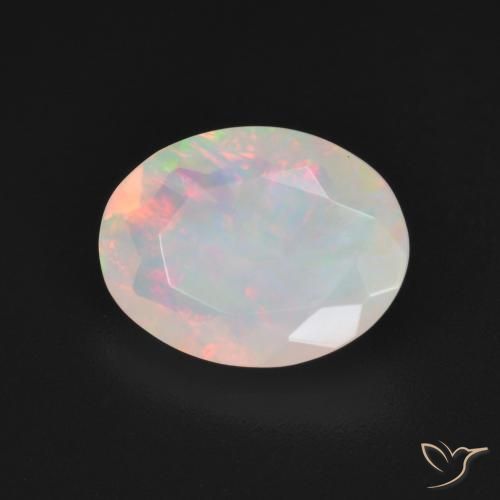 Opale Multicolore naturale da 1.85 ct, Ovale, Traslucido