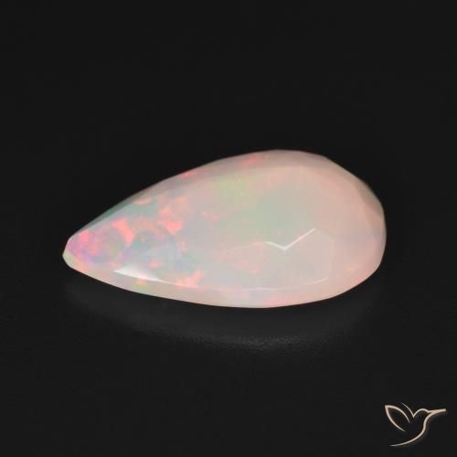 Opale Multicolore naturale da 2.10 ct, Forma a pera, Traslucido