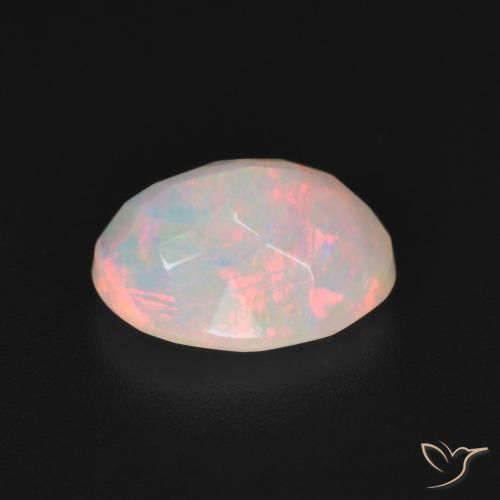 Opale Multicolore naturale da 1.19 ct, Ovale, Traslucido