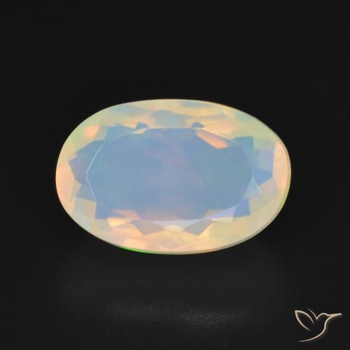 2.50ct Naturale Multicolore Opale, Ovale, Trasparente