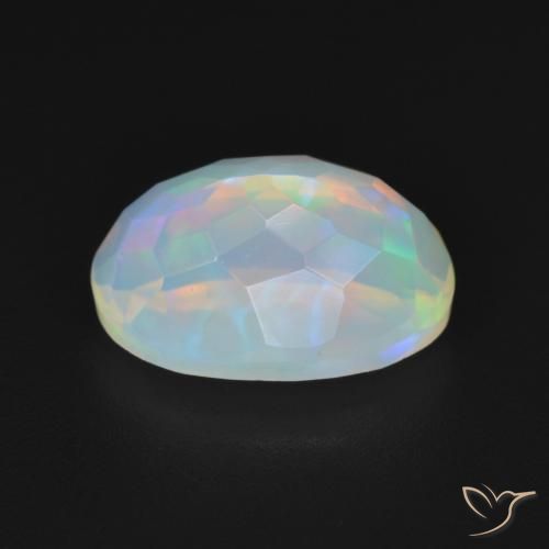 Opale Multicolore naturale da 2.50 ct, Ovale, Trasparente