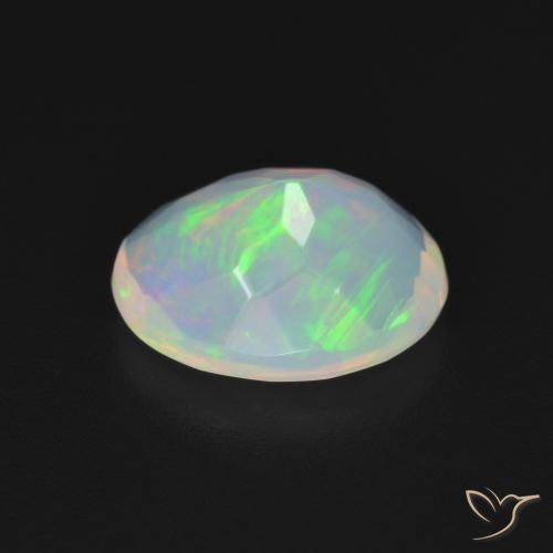Opale Multicolore naturale da 1.51 ct, Ovale, Trasparente