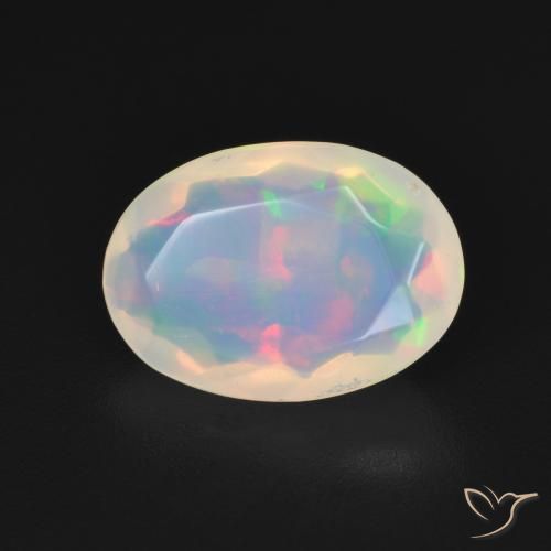 Opale Multicolore naturale da 1.96 ct, Ovale, Trasparente