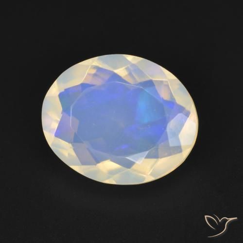 Opale Multicolore naturale da 2.02 ct, Ovale, Trasparente