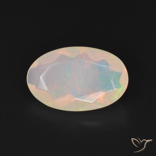 Opale Multicolore naturale da 1.51 ct, Ovale, Trasparente