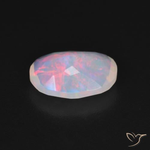 Opale Multicolore naturale da 1.16 ct, Ovale, Trasparente