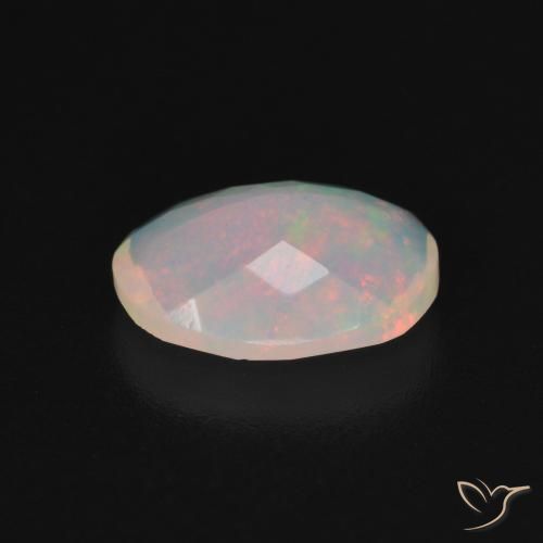 Opale Multicolore naturale da 1.17 ct, Ovale, Trasparente
