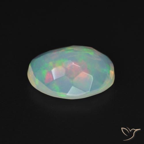 Opale Multicolore naturale da 1.22 ct, Ovale, Trasparente