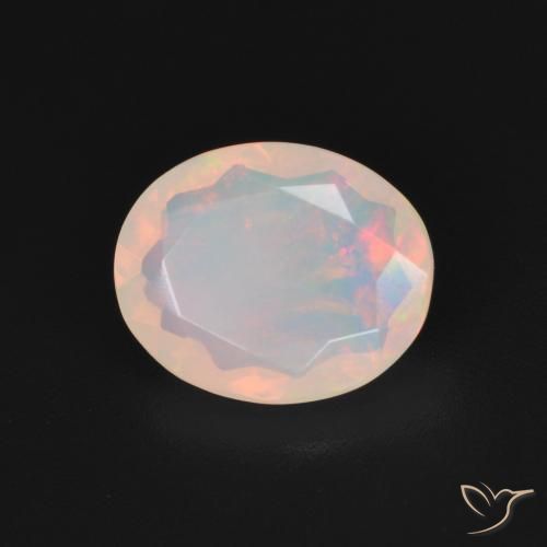 Opale Multicolore naturale da 1.45 ct, Ovale, Trasparente