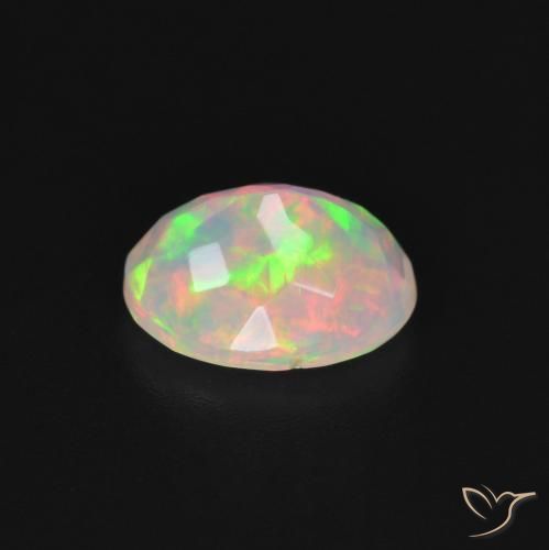 Opale Multicolore naturale da 1.27 ct, Ovale, Trasparente