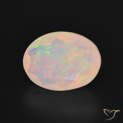 Opale Multicolore naturale da 1.78 ct, Ovale, Trasparente