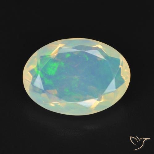 Opale Multicolore naturale da 2.15 ct, Ovale, Trasparente
