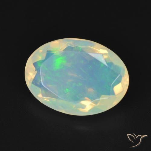 Opale Multicolore naturale da 2.15 ct, Ovale, Trasparente