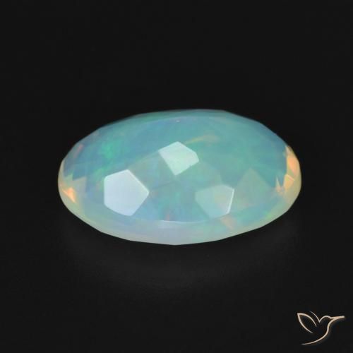 Opale Multicolore naturale da 2.15 ct, Ovale, Trasparente