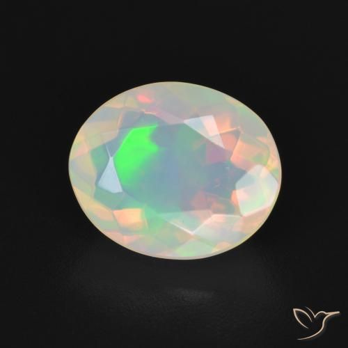 Opale Multicolore naturale da 1.94 ct, Ovale, Trasparente