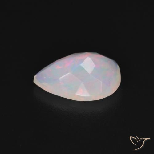 Opale Multicolore naturale da 1.10 ct, Forma a pera, Traslucido