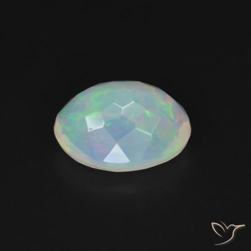 Opale Multicolore naturale da 1.27 ct, Ovale, Trasparente