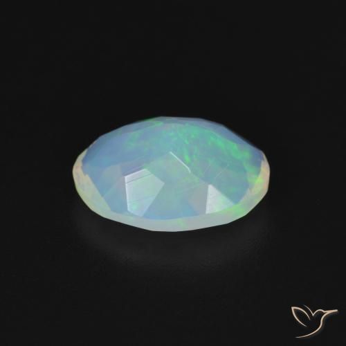 Opale Multicolore naturale da 1.48 ct, Ovale, Trasparente