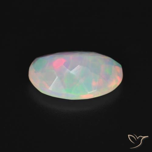 Opale Multicolore naturale da 1.86 ct, Ovale, Trasparente
