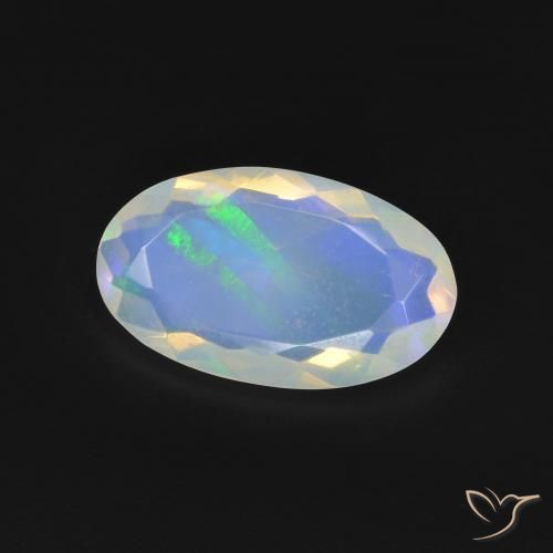 Opale Multicolore naturale da 2.02 ct, Ovale, Trasparente