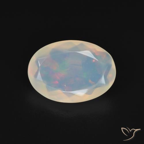 1.82ct Naturale Multicolore Opale, Ovale, Trasparente