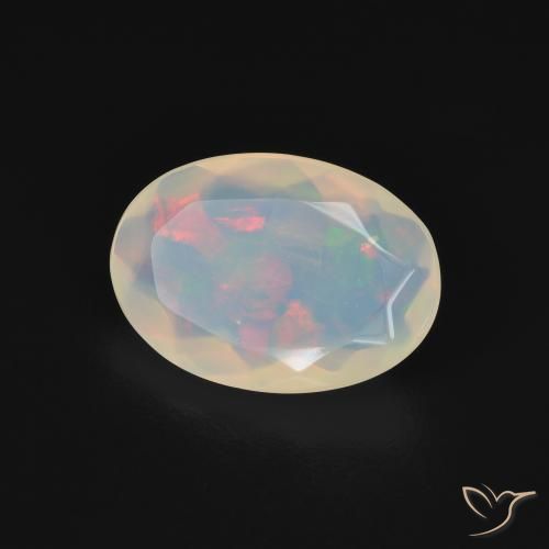 Opale Multicolore naturale da 1.82 ct, Ovale, Trasparente