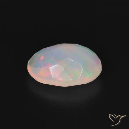 Opale Multicolore naturale da 1.54 ct, Ovale, Trasparente