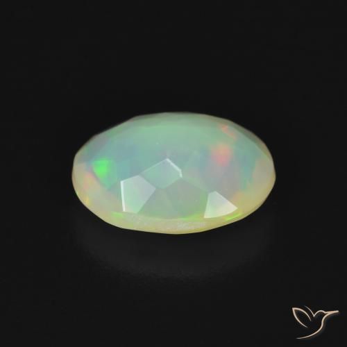 Opale Multicolore naturale da 1.05 ct, Ovale, Trasparente