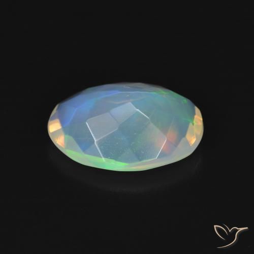 Opale Multicolore naturale da 1.70 ct, Ovale, Trasparente