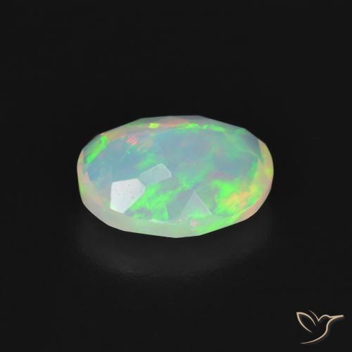Opale Multicolore naturale da 1.65 ct, Ovale, Trasparente