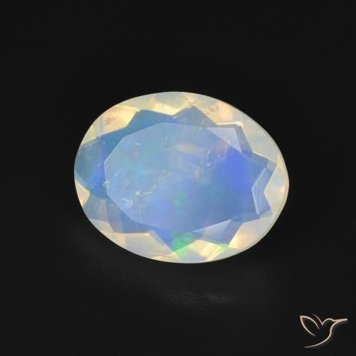 Opale Multicolore naturale da 1.89 ct, Ovale, Trasparente
