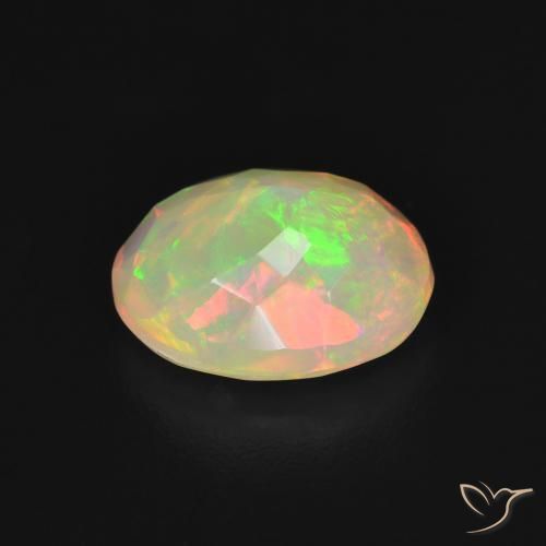 Opale Multicolore naturale da 1.48 ct, Ovale, Traslucido