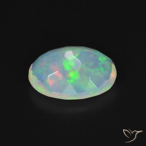 Opale Multicolore naturale da 1.61 ct, Ovale, Trasparente