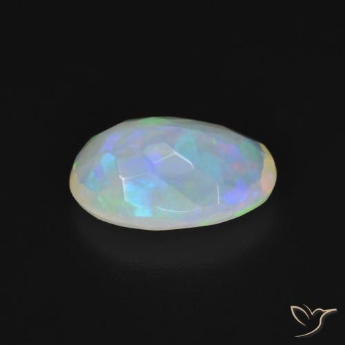 Opale Multicolore naturale da 1.58 ct, Ovale, Trasparente
