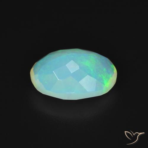 Opale Multicolore naturale da 1.46 ct, Ovale, Trasparente