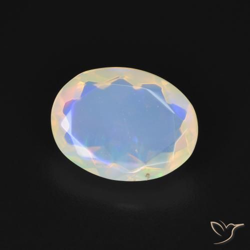 Opale Multicolore naturale da 1.68 ct, Ovale, Trasparente