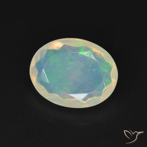 Opale Multicolore naturale da 1.68 ct, Ovale, Trasparente