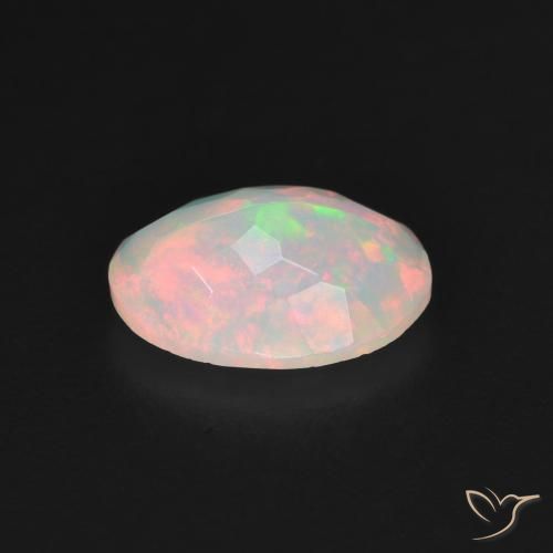 Opale Multicolore naturale da 1.28 ct, Ovale, Traslucido