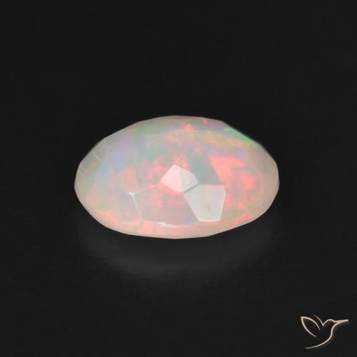 Opale Multicolore naturale da 1.14 ct, Ovale, Traslucido