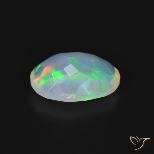 Opale Multicolore naturale da 1.22 ct, Ovale, Trasparente