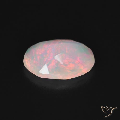 Opale Multicolore naturale da 1.20 ct, Ovale, Traslucido