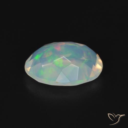 Opale Multicolore naturale da 1.50 ct, Ovale, Trasparente