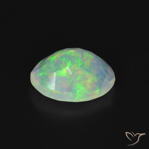 Opale Multicolore naturale da 1.30 ct, Ovale, Trasparente