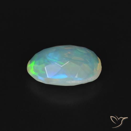 Opale Multicolore naturale da 1.18 ct, Ovale, Trasparente