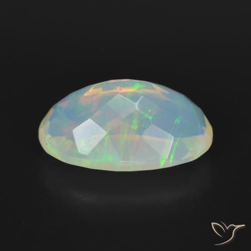 Opale Multicolore naturale da 3.45 ct, Ovale, Trasparente