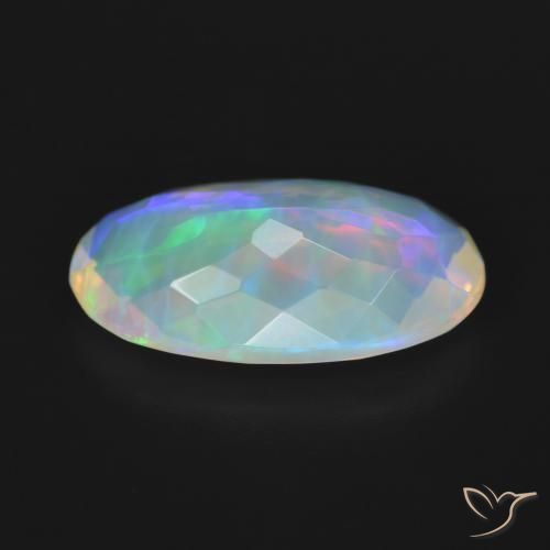 Opale Multicolore naturale da 3.51 ct, Ovale, Trasparente