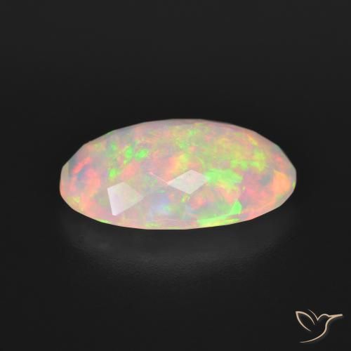 Opale Multicolore naturale da 3.57 ct, Ovale, Trasparente