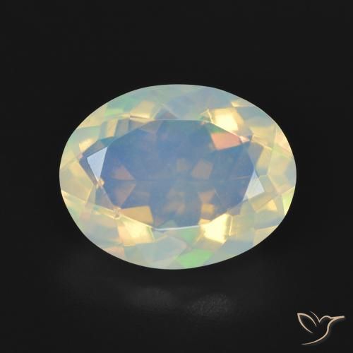 3.48ct Naturale Multicolore Opale, Ovale, Trasparente